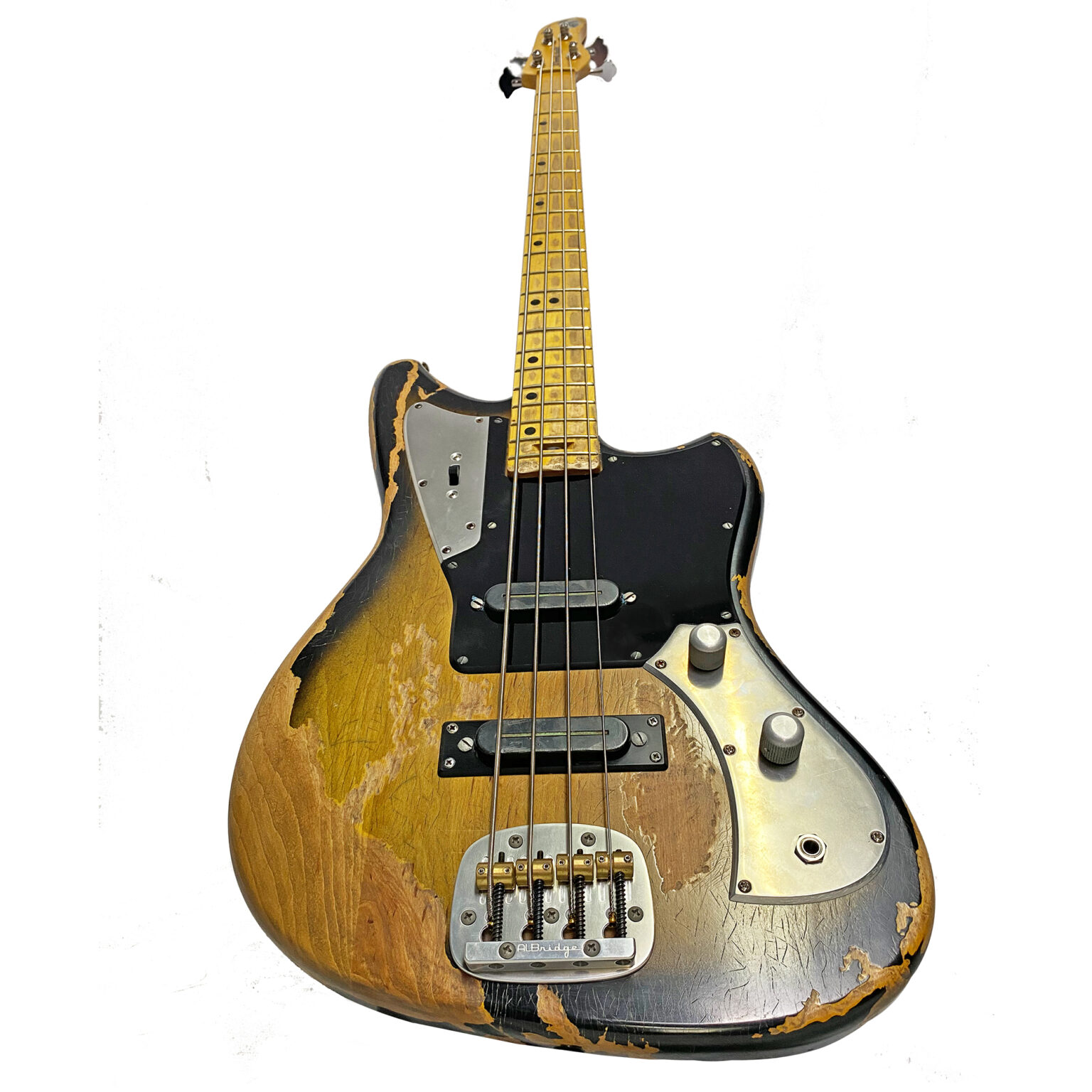 Woodcraft Electric Guitars RetroModified Bobcat Tobacco Sunburst