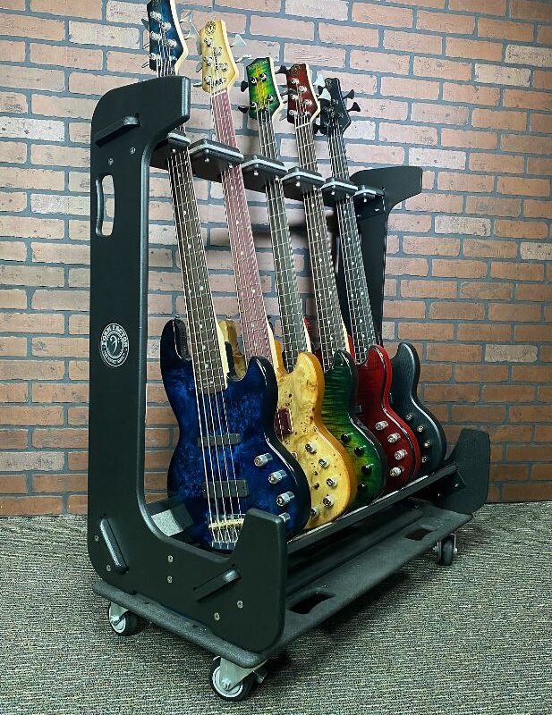 Form Factor Audio Multi-Guitar Stand for Guitar and Bass, Black Textured