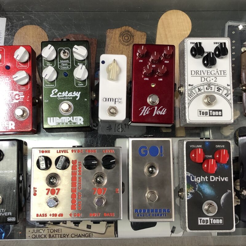 MONTHLY GARAGE SALE Assorted Used Boost, Overdrive, Distortion, and Fuzz Pedals