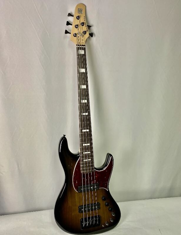 Miura MB2 5-String Ash Body, Maple Neck, Rosewood Finger Board, Blackburst