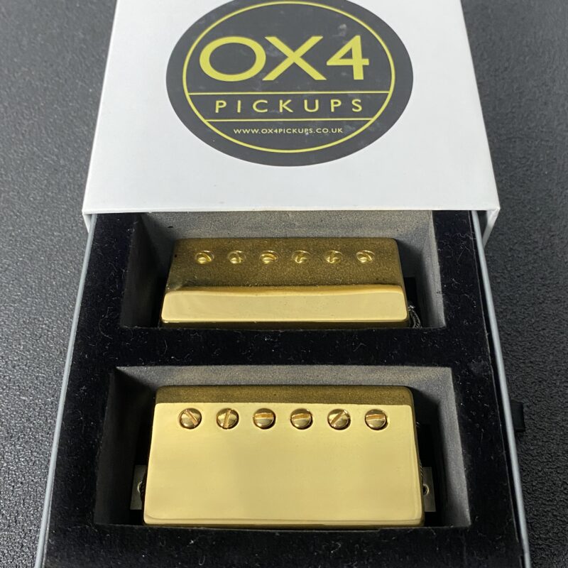 OX4 BEANO Pickups Set, Gold Cover
