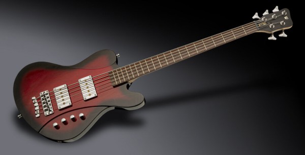 Warwick RockBass Idolmaker-5 String - Burgundy Blackburst Transparent High Polish