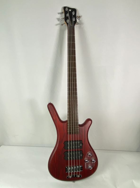 Warwick Rockbass Corvette $$ 5 String Bass Burgundy Red