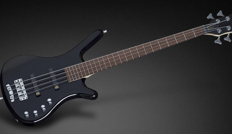 Warwick RockBass Corvette Basic, Short Scale, 4-String - Black Solid High Polish