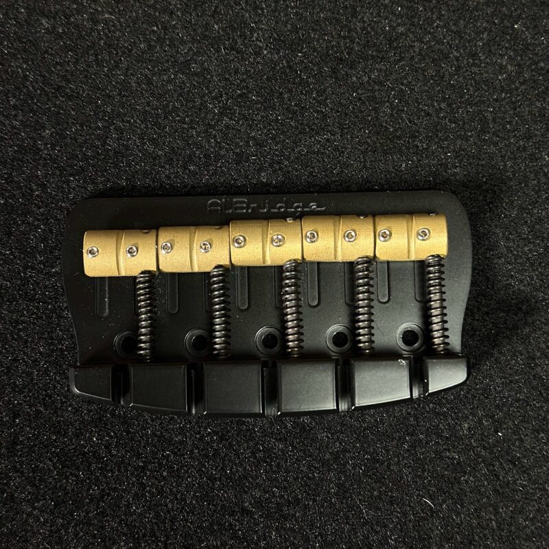 Sterling By Music Man Replacement AlBridge Parts SMM518Q "MM Style" 5-String Bridge for Sterling, OLP, and Overseas Basses (SMMQ 518 black)