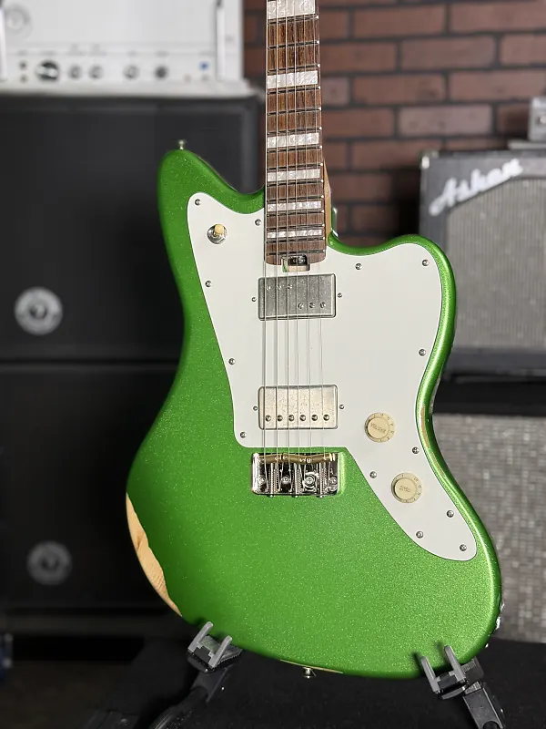 Sondelli Guitars Metallic Greenjoe Relic Hard tail