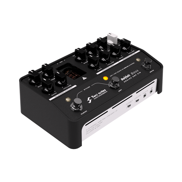 Two Notes ReVolt Bass Analog Amp Simulator Pedal