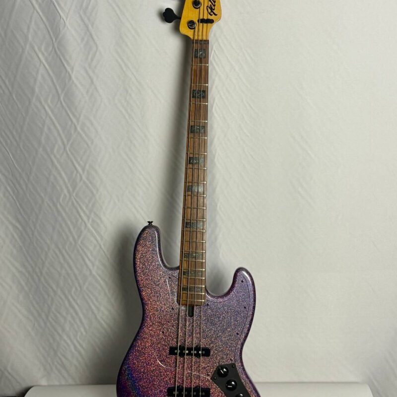 Woodcraft electric guitars Feti JB-4 - galaxy purple Custom